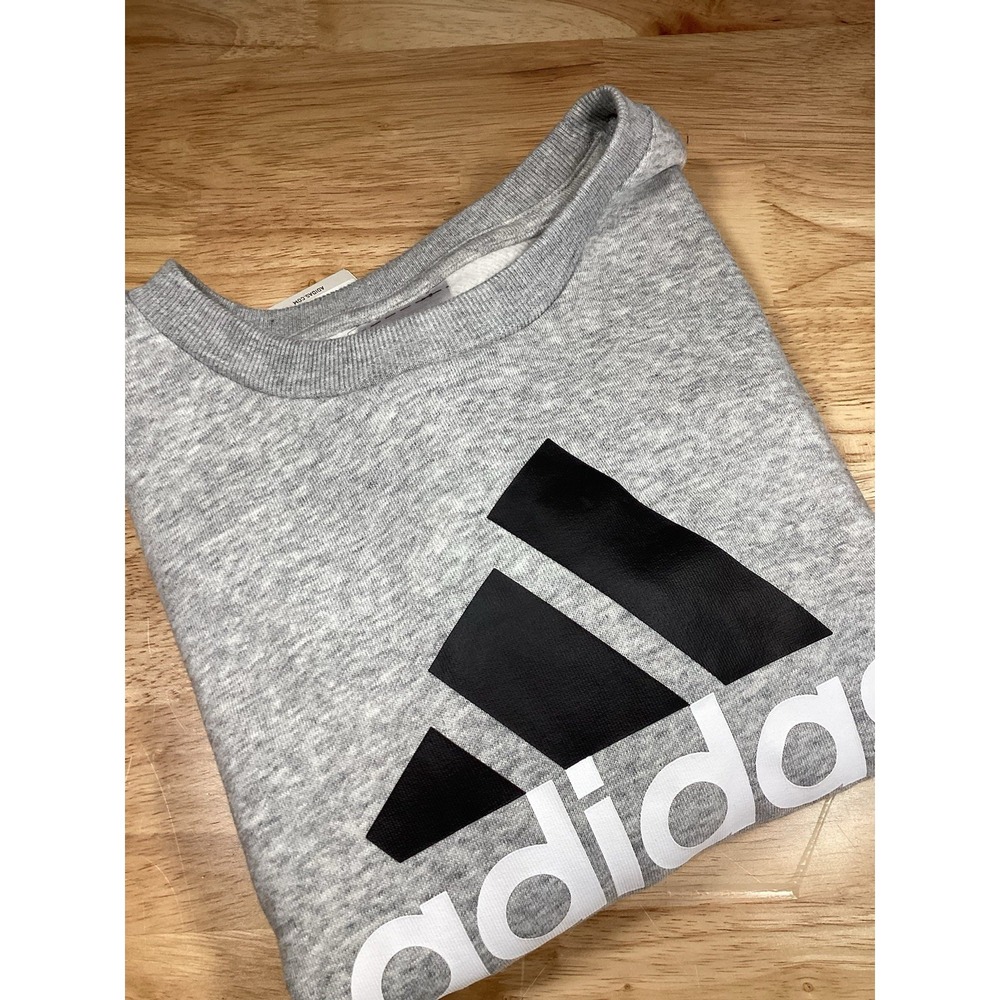 NWT Youth Adidas Crew Neck Sweatshirt Gray Size 5